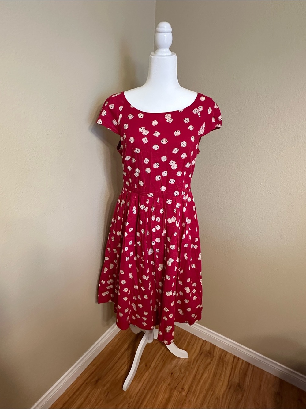 Vegas Baby! 🎲 ModCloth Emily & Fin Claudia Dice Print Dress L